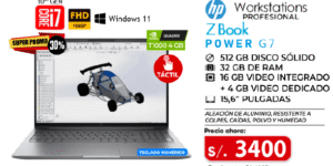 HP ZBook Power G7 (Workstation, táctil)