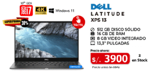 Dell Latitude XPS 13 (táctil, 4K)