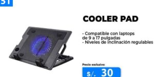 acc 003 1 cooler pad para laptop 9 a 17 pulgadas