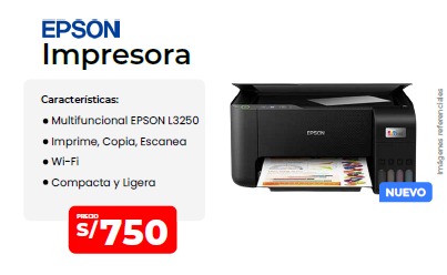 acc pc 028 1 epson l3250 impresora multifuncional acc pc 028 1 epson l3250 impresora multifuncional