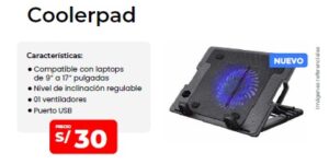 acc pc 033 1 coolerpad para laptop 9 a 17 pulgadas 1 ventilador 1