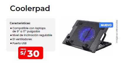 acc pc 033 1 coolerpad para laptop 9 a 17 pulgadas 1 ventilador 1