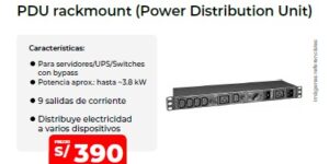 acc pc 038 1 pdu rackmount con bypass para servidores ups switc 1