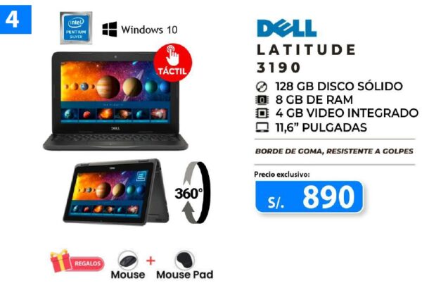 lap 006 1 dell latitude 3190 pentium silver 8gb 128gb ssd ta 1
