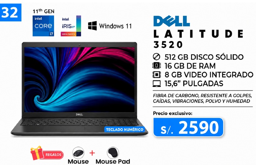lap 030 1 dell latitude 3520 core i7 11va 16gb 512gb ssd lap 030 1 dell latitude 3520 core i7 11va 16gb 512gb ssd