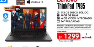 lap 031 1 lenovo thinkpad t495 ryzen 7 pro 3700 8gb 512gb ss