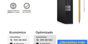 pc cpu 007 eco 1 mini cpu optiplex 7050 i5 7ma 8gb 500gb hdd 1