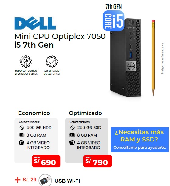 pc cpu 007 opt 1 mini cpu optiplex 7050 i5 7ma 8gb 256gb ssd pc cpu 007 opt 1 mini cpu optiplex 7050 i5 7ma 8gb 256gb ssd