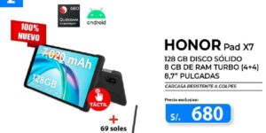 tab 001 1 honor pad x7 8gb turbo 128gb 8 7 pulgadas